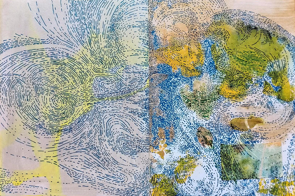 Mixed media on paper